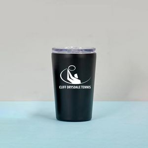 19oz. White Stainless Steel Tumbler with Straw by Celebrate It